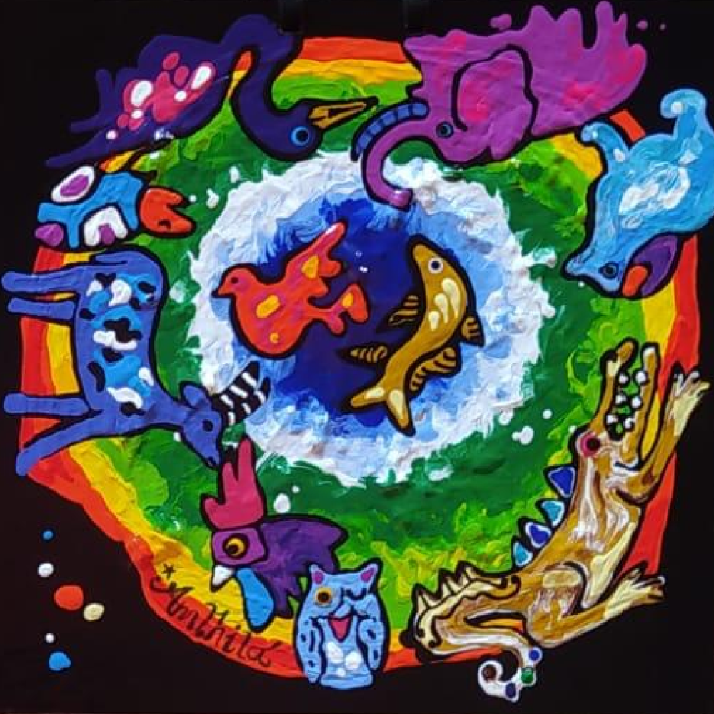 Juliana — Rainbow circle of animals