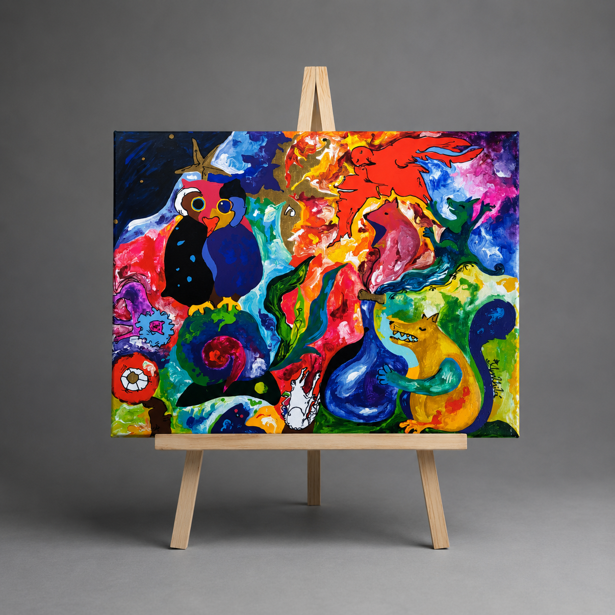 A featured Juliana canvas