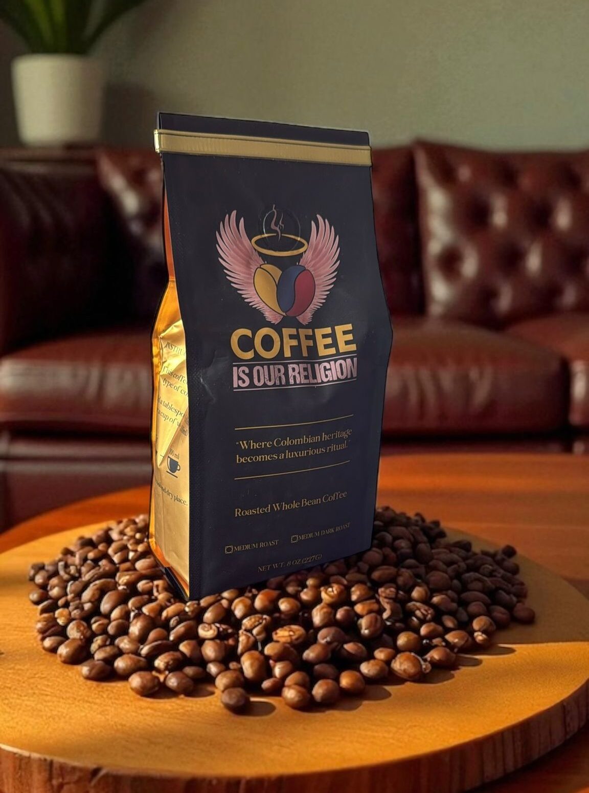 Medium Roast 1/2 lb