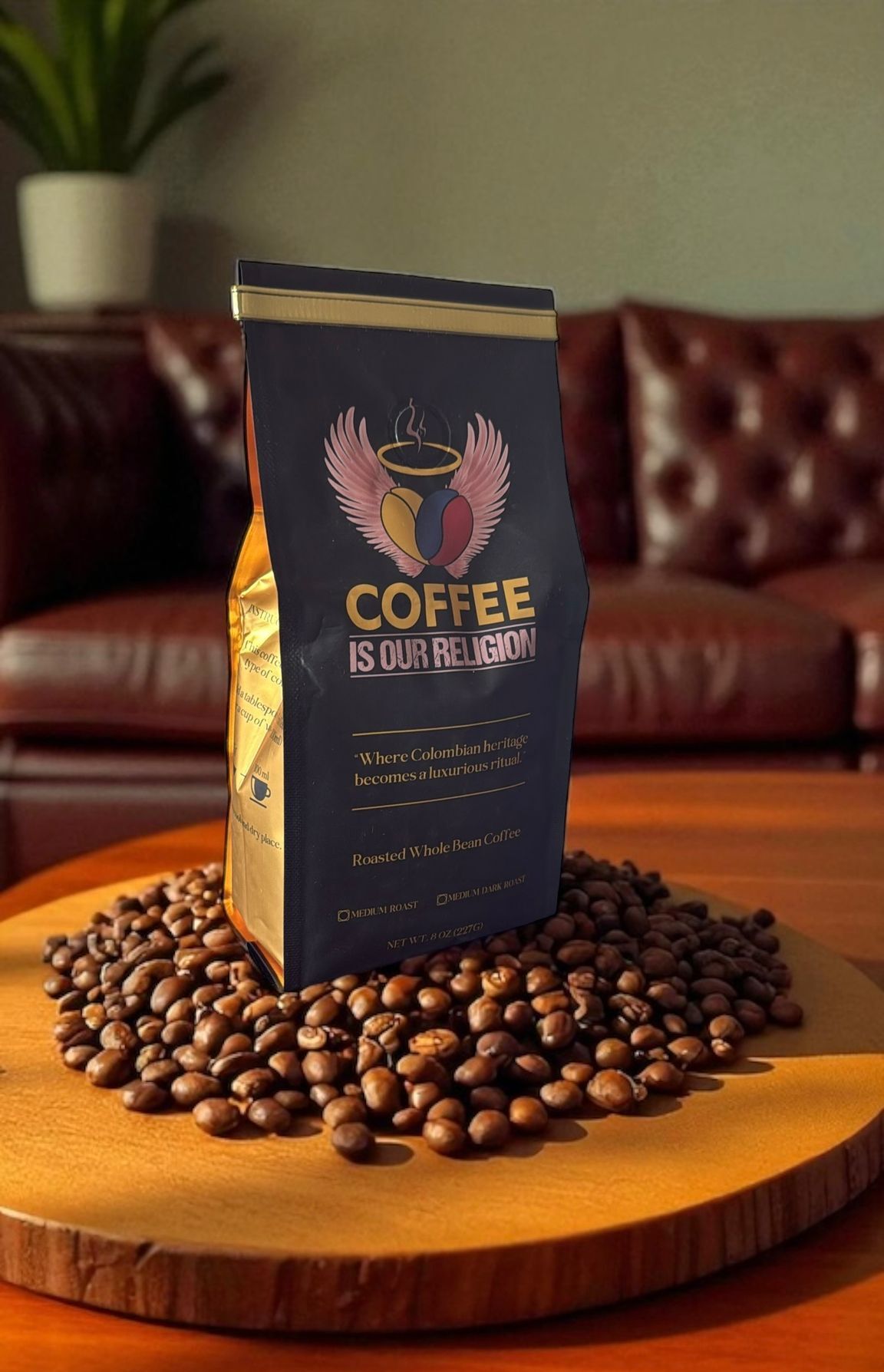 Medium Roast 1/2 lb