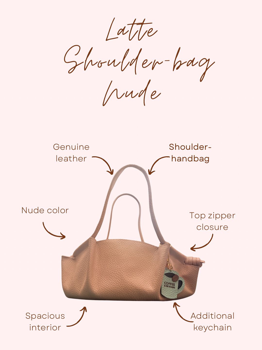 Latte Shoulder-bag - Image 2