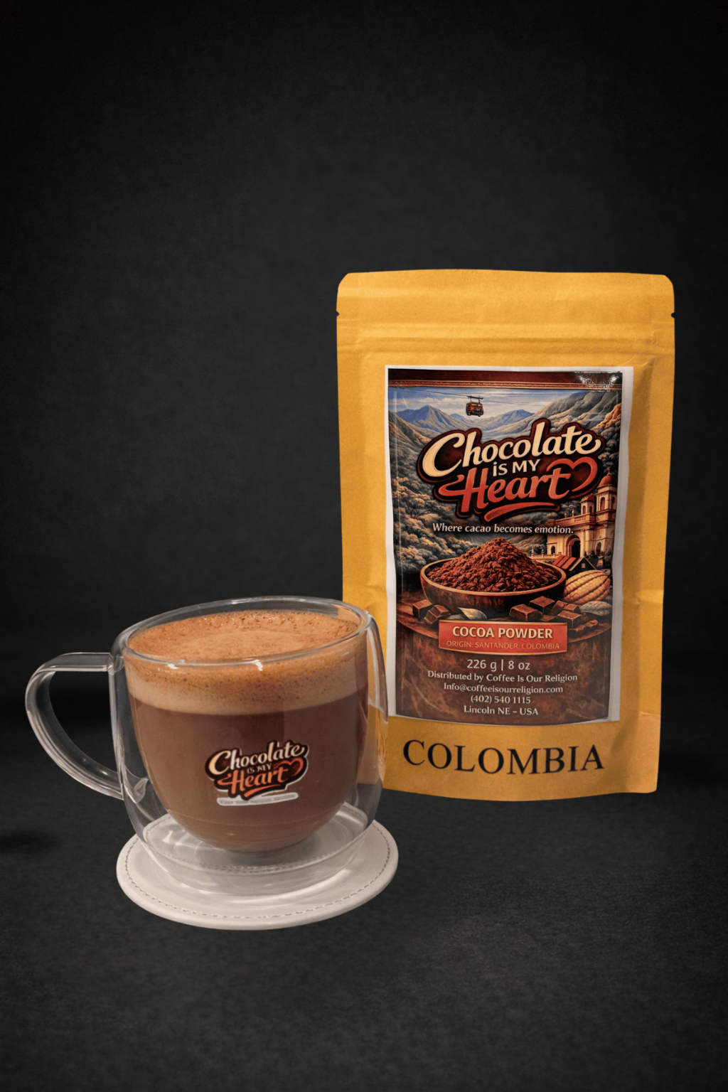 Organic cocoa powder 226 g (8 oz) | 100% Sugar Free